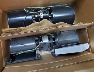 lot 211 image: Dayton Model 4C826 low profile blower for fireplace or wood stove.  Quantity of 2.