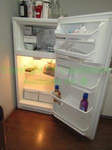 lot 649 image: Sears Roebuck freezer refrigerator model 253.31445301, 60 x 29 x 29