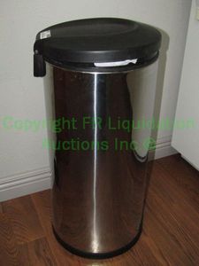 lot 648 image: SimpleHuman flip lid waste can