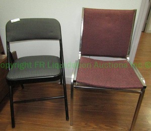 lot 643 image: Two office chairs