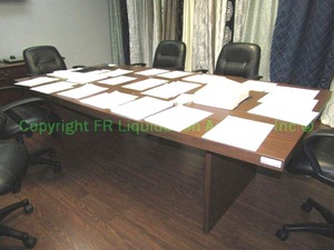 lot 636 image: Full size conference table 96 x 48 x 29