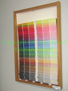 lot 630 image: Color sample display 19 x 28