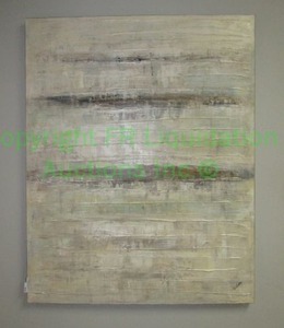 lot 613 image: Original abstract oil painting signed Silver 40 x 50