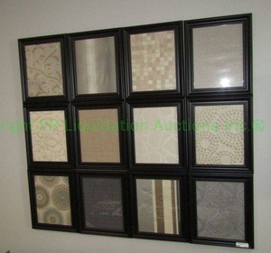 lot 618 image: Pattern wall art 12 framed prints, each measure 14 x 17