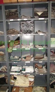lot 437 image: Metal utility shelf, contents not included, 85 x 36 x 12