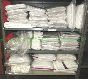 lot 476 image: 100% regenerated cotton towels & wash clothes, Like new Never used, contents of 3 shelves