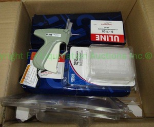 lot 478 image: Uline fabric tag fastener and tags