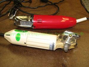 lot 553 image: Consew RS-50 & AllStar AS100K Portable Electric Rotary Shears