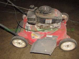 lot 368 image: Yard machines 4hp lawn mower