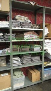 lot 510 image: Metal utility shelf, contents not included 85 x 36 x 12