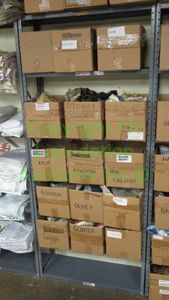 lot 531 image: Metal utility shelf, contents not included 85 x 36 x 12