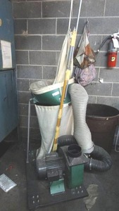 lot 271 image: Central Machinery Dust Collector, Model 45378.  Has damage