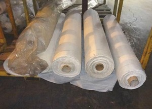 lot 287 image: Large selection of fabric rolls.  Generous quantity.  Patterns vary.