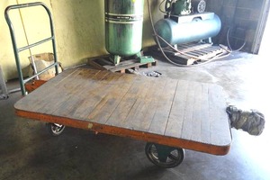 lot 300 image: Nutting wood & metal industrial cart