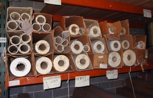 lot 332 image: Large selection of multi-purpose paper for sublimation, packaging, wrapping, crafts & more. Patterns vary.