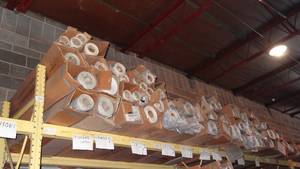 lot 345 image: Large selection of multi-purpose paper for sublimation, packaging, wrapping, crafts & more. Patterns vary.