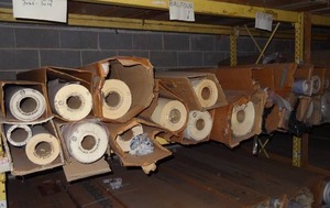lot 347 image: Large selection of multi-purpose paper for sublimation, packaging, wrapping, crafts & more. Patterns vary.