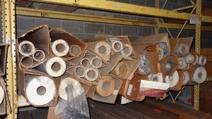 lot 351 image: Large selection of multi-purpose paper for sublimation, packaging, wrapping, crafts & more. Patterns vary.