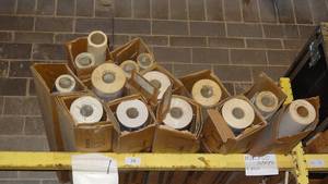 lot 353 image: Large selection of multi-purpose paper for sublimation, packaging, wrapping, crafts & more. Patterns vary.