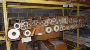lot 355 image: Large selection of multi-purpose paper for sublimation, packaging, wrapping, crafts & more. Patterns vary.