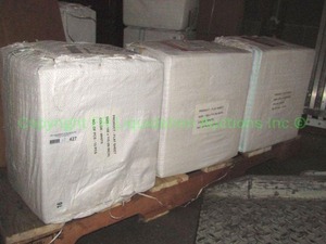 lot 427 image: New 3 cases (12 pcs each) white flat sheets 108 x 115 each. Bid is times the quantity