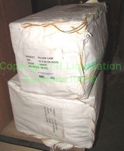 lot 423 image: New 2 cases (48 pcs each) white pillow cases, bid is times the quantity