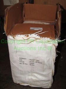 lot 403 image: New 1 case (48 pcs) white pillow cases