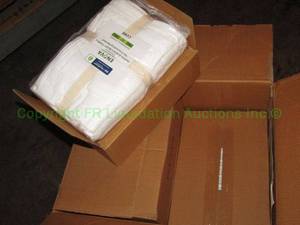 lot 416 image: 1 case (4 sets) Enova green collection, 4 pc towel sets (bath, hand, wash, mat)