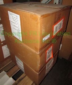 lot 417 image: 3 cases (4 sets each) Enova green collection, 4 pc towel sets (bath, hand, wash, mat). Bid is times the quantity