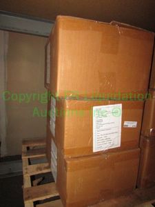 lot 419 image: 3 cases (4 sets each) Enova green collection, 4 pc towel sets (bath, hand, wash, mat). Bid is times the quantity