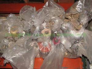 lot 571 image: Large selection of fabric rolls. Generous quantity. Patterns vary.