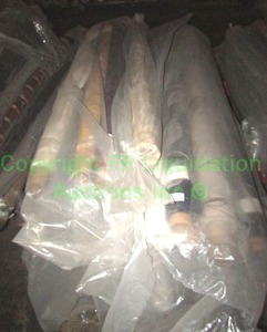 lot 588 image: Large selection of fabric rolls. Generous quantity. Patterns vary.