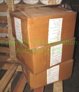 lot 685 image: 3 cases (4 sets each) Enova green collection, 4 pc towel sets (bath, hand, wash, mat). Bid is times the quantity