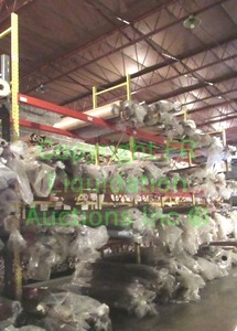 lot 606 image: Pallet racking 3 sections, contents not included