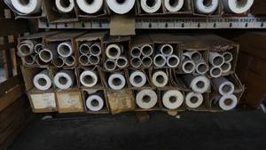 lot 246 image: Large selection of multi-purpose paper for sublimation, packaging, wrapping, crafts & more. Patterns vary.