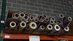 lot 252 image: Large selection of multi-purpose paper for sublimation, packaging, wrapping, crafts & more. Patterns vary.