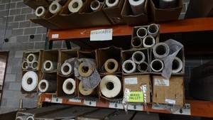 lot 250 image: Large selection of multi-purpose paper for sublimation, packaging, wrapping, crafts & more. Patterns vary.