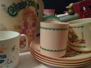 lot 46 image: Childrens Vintage Toy Lot including Cabbage Patch, Gaga Gorilla, and More.