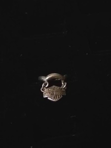 lot 62 image: Harley Davidson Sterling Toe Ring, Vintage Cameo Ring (broke band), and one Spoon Ring