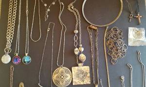 lot 9 image: 31Pc Necklaces, mostly chain styles