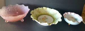 lot 98 image: 3 Vintage Bowls, small one is Limoges