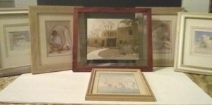 lot 42 image: 6 pc Southwestern Framed Prints