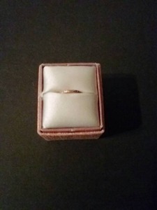 lot 69 image: 10K Gold Baby Ring in Box