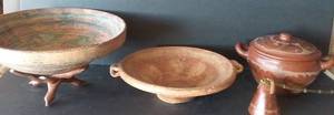 lot 128 image: Asian Themed Pottery Bowls and More