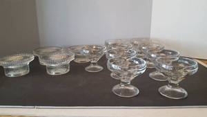 lot 140 image: Assortment of Glass Candleholders and Dessert Cups