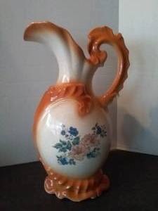 lot 155 image: Vintage Tall Ceramic Pitcher 17
