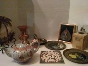 lot 187 image: Multi National Dcor(Teapot is Ashby Limited Edition)(Persian, Slavic, Indian, and More)