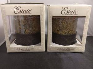 lot 1 image: Estate Home Fragrance System Amber Mosaic Full-Size Warmer