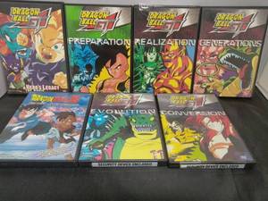 lot 29 image: 7 DRAGON BALL GT AND DRAGON BALL Z DVDS