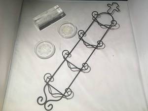 lot 84 image: HOME DECOR AND 24% LEAD CRYSTAL CLEAR
